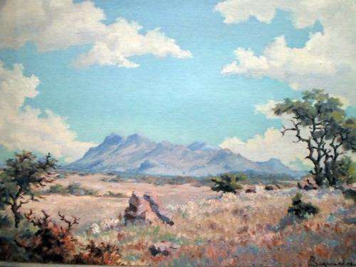 Johannes Borman - 1944 South West Africa - Landscape - A stunner!!